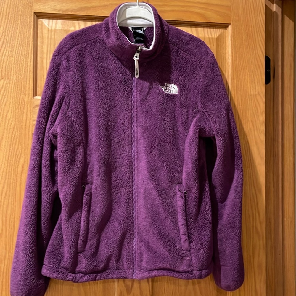 The North Face women’s large fleece full zip cozy jacket